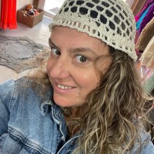 Casquette a Crochet Panal de Abeja