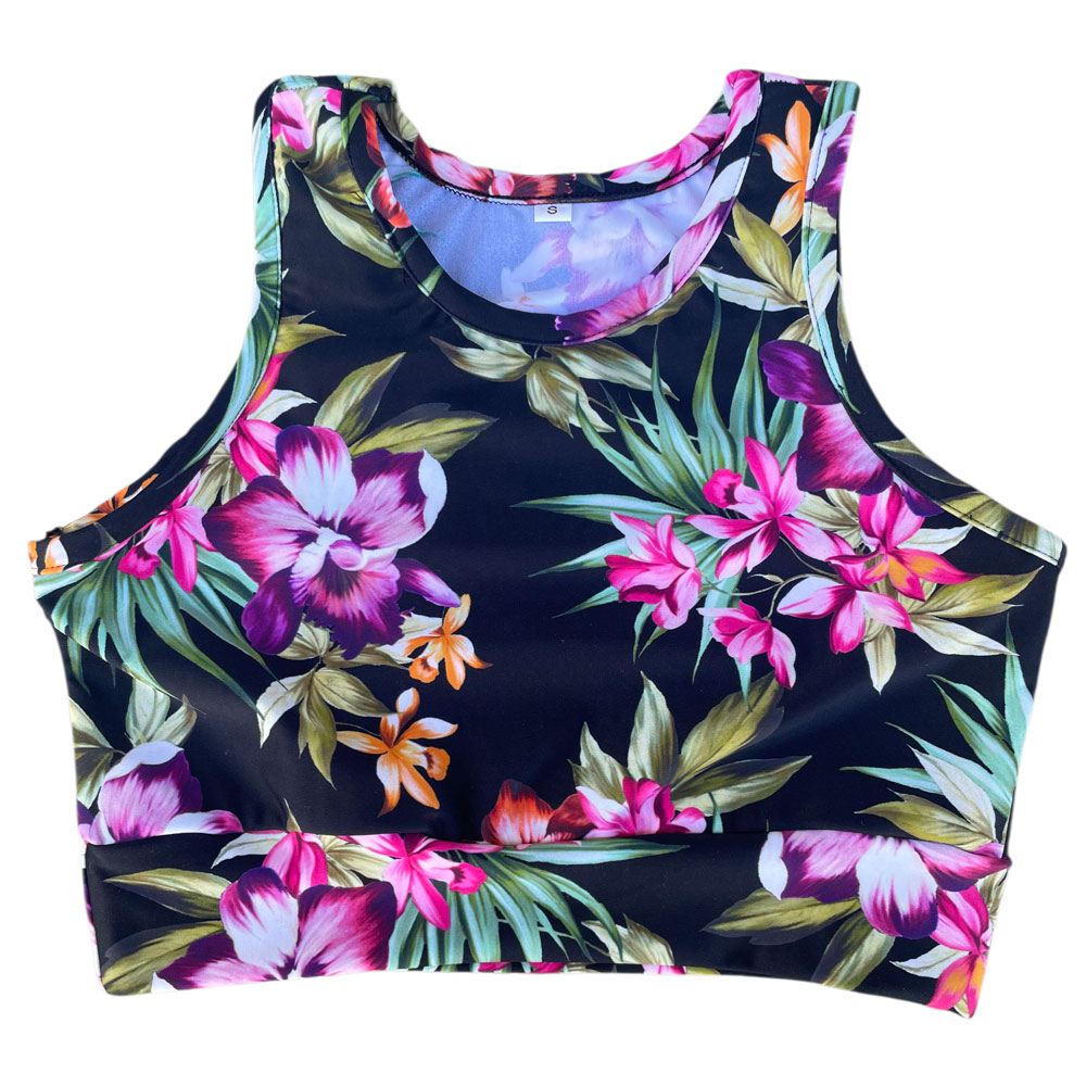 Peto Lycra Dupont Floreado